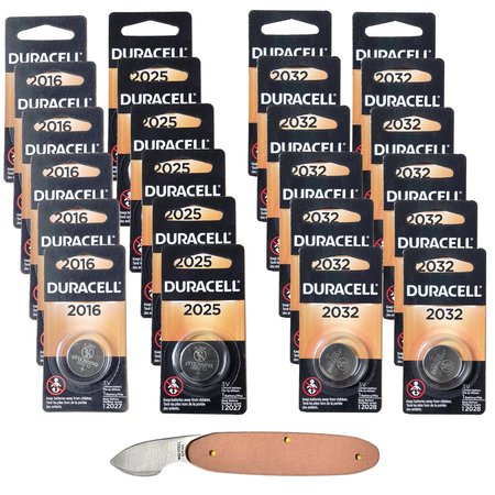 DURACELL 3V Lithium Coin Cell Assortment Kit: 6x DL2016, 6x DL2025, 12x DL2032 DUR-COIN-KIT-LARGE